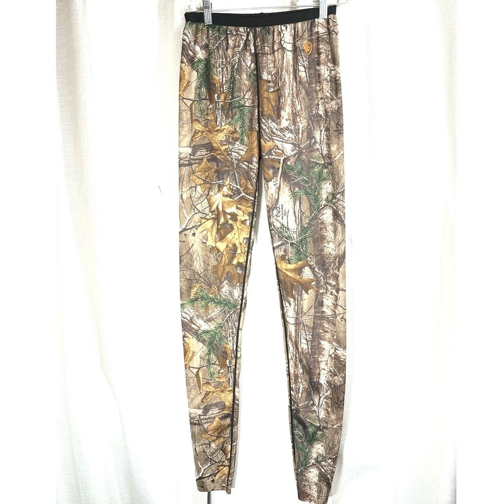 Game Winner Youth XL Realtree Camo base layer  in Brown, Green, Tan